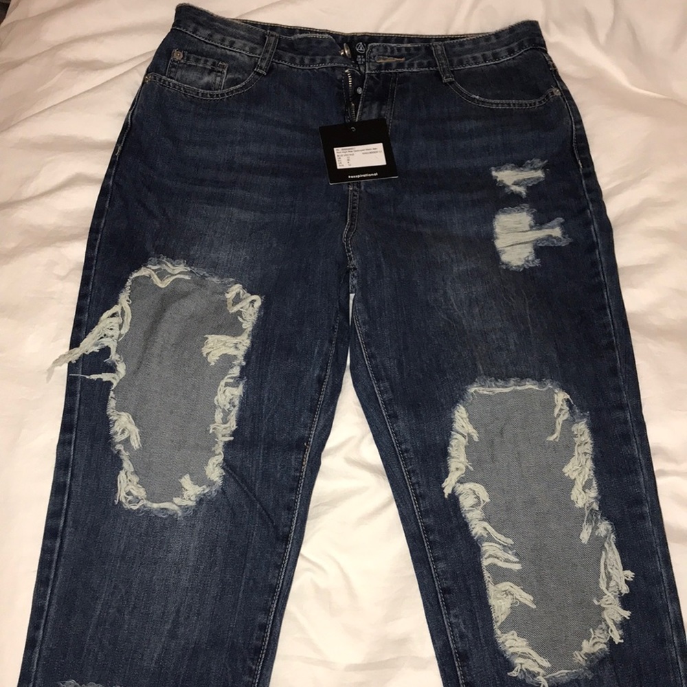 Misguided High Rise Mom Jean